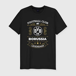Футболка slim-fit Borussia FC 1, цвет: черный