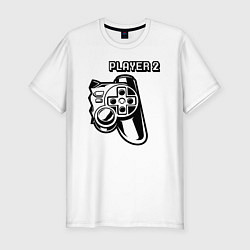 Мужская slim-футболка Player 2 парная