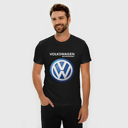 Футболка slim-fit VOLKSWAGEN Autosport, цвет: черный — фото 2