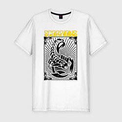 Мужская slim-футболка Scorpions - Rock Believer