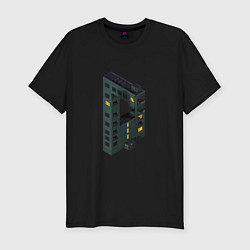 Футболка slim-fit Невозможная брежневка, цвет: черный