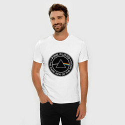 Футболка slim-fit PINK FLOYD THE DARK SIDE OF THE MOON, цвет: белый — фото 2