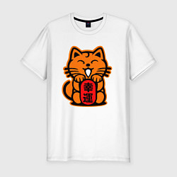 Мужская slim-футболка JDM Cat