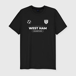 Футболка slim-fit West Ham Форма Чемпионов, цвет: черный