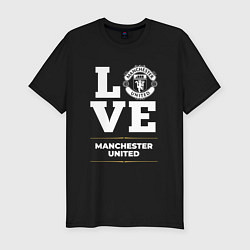 Футболка slim-fit Manchester United Love Classic, цвет: черный