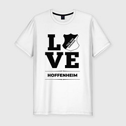 Мужская slim-футболка Hoffenheim Love Классика