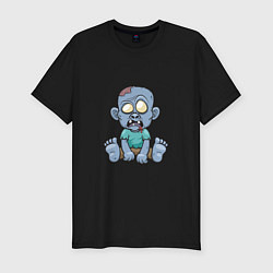 Мужская slim-футболка Baby Zombie
