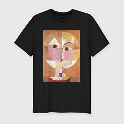 Мужская slim-футболка Senecio Абстрактное лицо