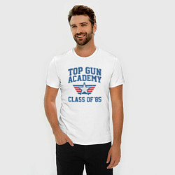 Футболка slim-fit TOP GUN Academy Class of 85, цвет: белый — фото 2