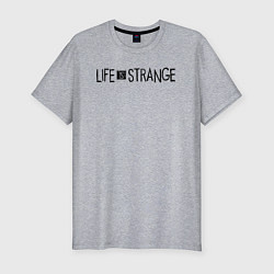 Футболка slim-fit Life Is Strange Game logo, цвет: меланж