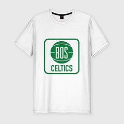 Футболка slim-fit Bos Celtics, цвет: белый