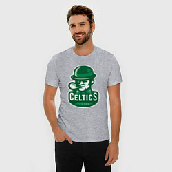 Футболка slim-fit Celtics Team, цвет: меланж — фото 2