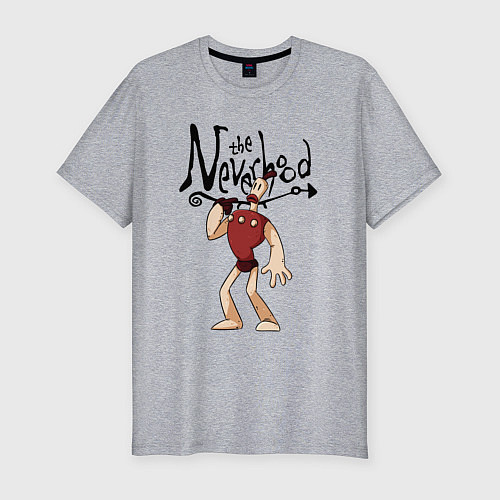 Мужская slim-футболка The neverhood - Klaymen / Меланж – фото 1