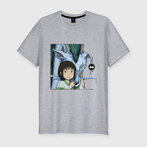 Мужская slim-футболка Haku & Sen / Меланж – фото 1