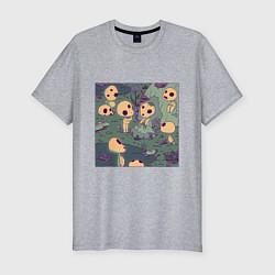 Футболка slim-fit Kodama - playtime, цвет: меланж