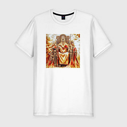 Мужская slim-футболка Верховный бог Сварог