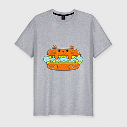 Мужская slim-футболка CAT BURGER