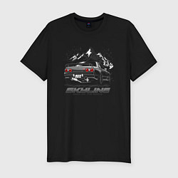 Мужская slim-футболка Nissan Skyline Скайлайн