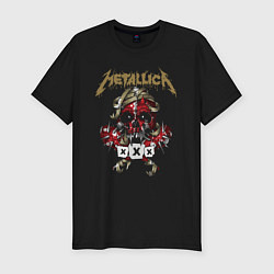 Футболка slim-fit Metallica Череп, цвет: черный