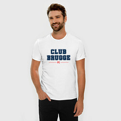 Футболка slim-fit Club Brugge FC Classic, цвет: белый — фото 2