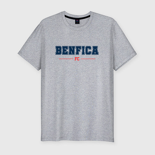 Мужская slim-футболка Benfica FC Classic / Меланж – фото 1