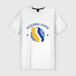 Футболка slim-fit Golden State Game, цвет: белый