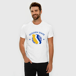 Футболка slim-fit Golden State Game, цвет: белый — фото 2