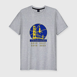 Футболка slim-fit Champions - Warriors, цвет: меланж