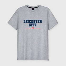 Футболка slim-fit Leicester City FC Classic, цвет: меланж