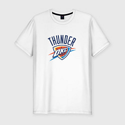 Мужская slim-футболка Оклахома-Сити Тандер NBA