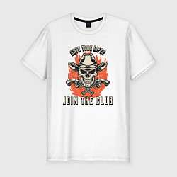 Мужская slim-футболка Hate your life? Join the club
