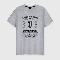 Мужская slim-футболка Juventus: Football Club Number 1 Legendary