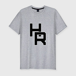 Мужская slim-футболка HR плетение