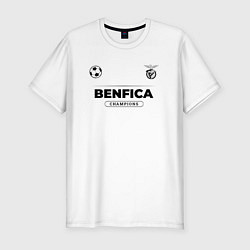 Мужская slim-футболка Benfica Униформа Чемпионов