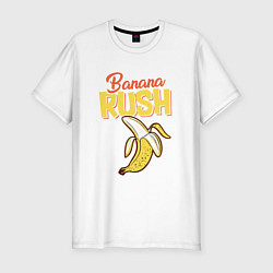 Футболка slim-fit Banana rash, цвет: белый