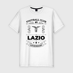 Футболка slim-fit Lazio: Football Club Number 1 Legendary, цвет: белый