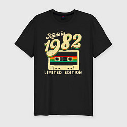 Футболка slim-fit Сделано в 1982 году, ограниченная серия, цвет: черный