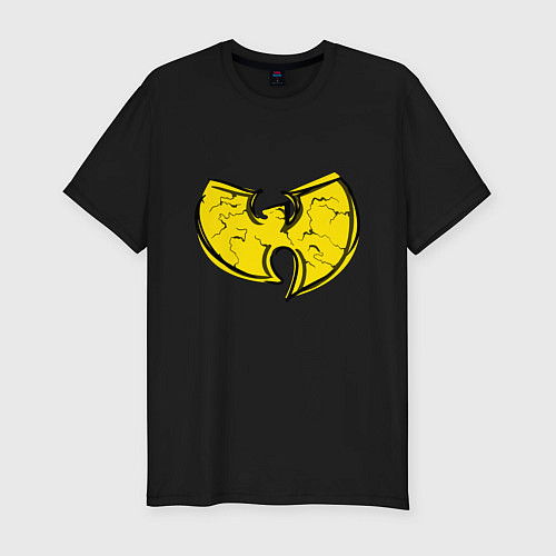 Мужская slim-футболка Style Wu-Tang / Черный – фото 1