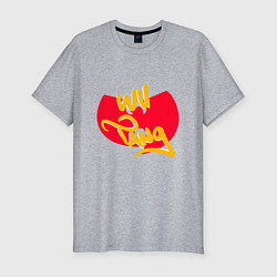 Мужская slim-футболка Wu-Tang Red