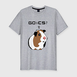 Мужская slim-футболка Типичный геймер CS:GO