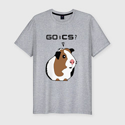 Футболка slim-fit Типичный геймер CS:GO, цвет: меланж