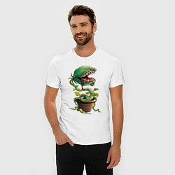 Футболка slim-fit Plant - Piranha, цвет: белый — фото 2