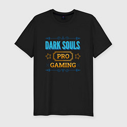 Футболка slim-fit Игра Dark Souls PRO Gaming, цвет: черный