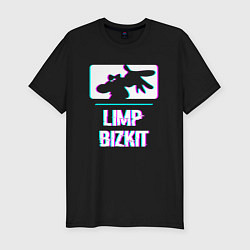 Футболка slim-fit Limp Bizkit Glitch Rock, цвет: черный
