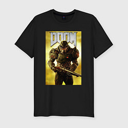 Мужская slim-футболка Doom - slyer