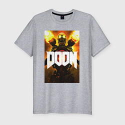 Мужская slim-футболка Doom - apex revenant