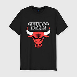 Мужская slim-футболка Chicago Bulls