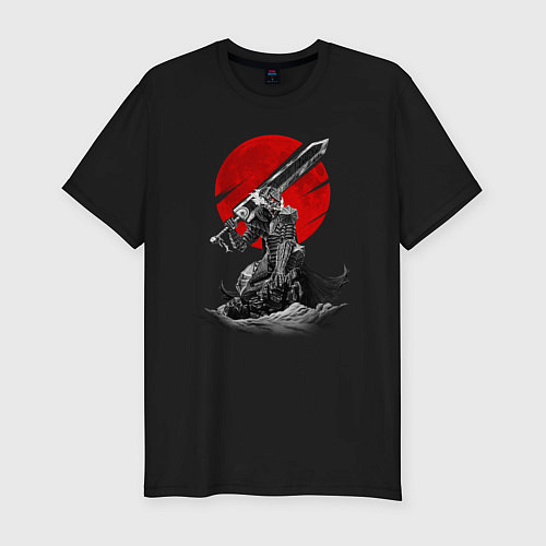 Мужская slim-футболка Guts the Black Swordsman / Черный – фото 1