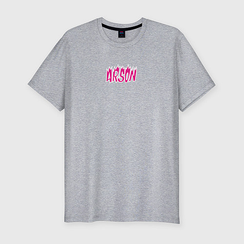 Мужская slim-футболка Arson ver 2 j-hope BTS / Меланж – фото 1