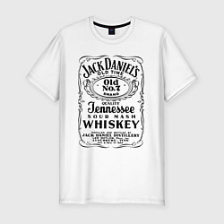 Мужская slim-футболка Виски Джек Дэниелс